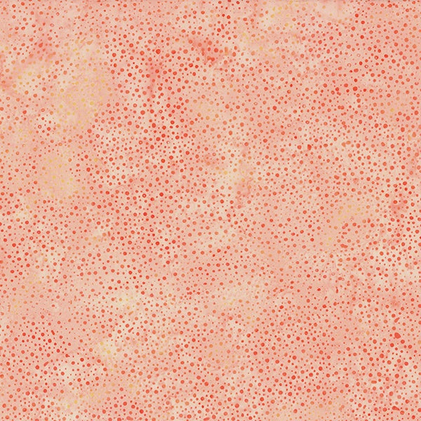 Hoffman Fabrics Bali Batik Sherbet Dots fabric