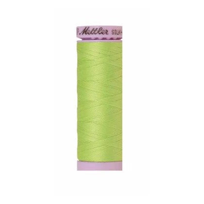 Mettler Silk Finished Cotton Thread 50wt Bright Lime Green 1528 (147yds)