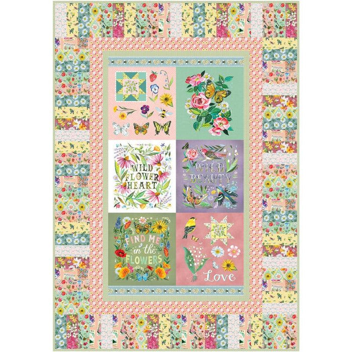 A Wildflower Heart On Key Quilt Kit