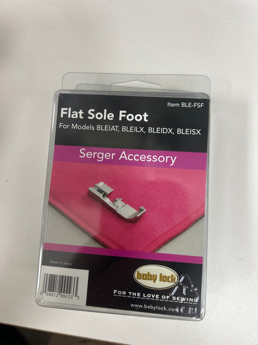 Baby Lock Flat Sole Foot BLE-FSF