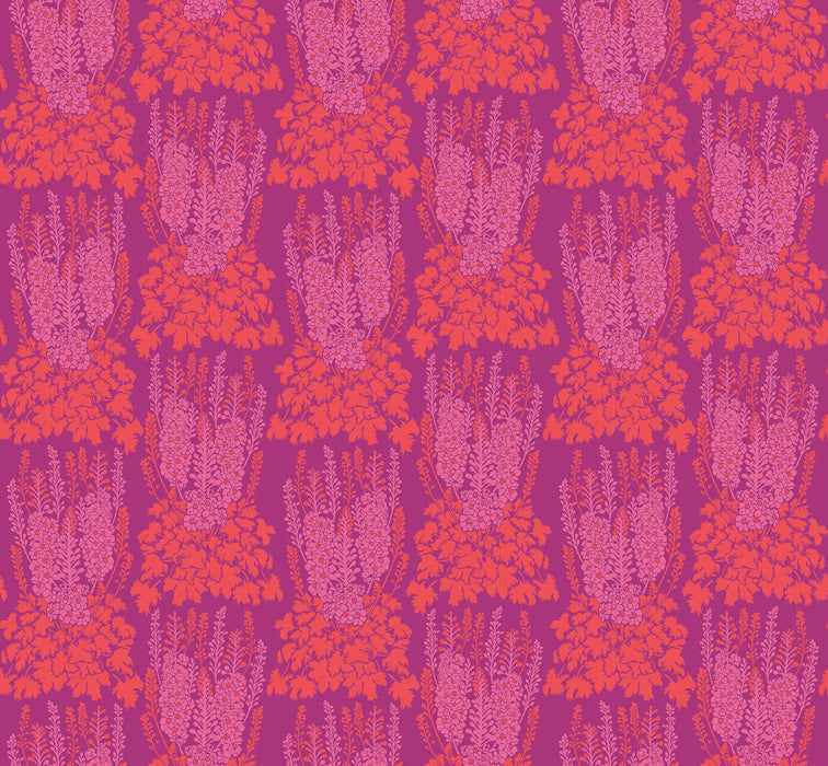 Soiree Berry fabric | Clean Cut by Anna Maria Parry