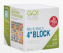Accuquilt Go! Qube Mix & Match 4" Block