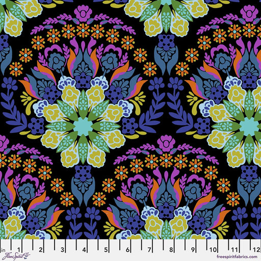 Anna Maria Fluent Incarnation Midnight quilting fabric - PWAH185.MIDNIGHT
