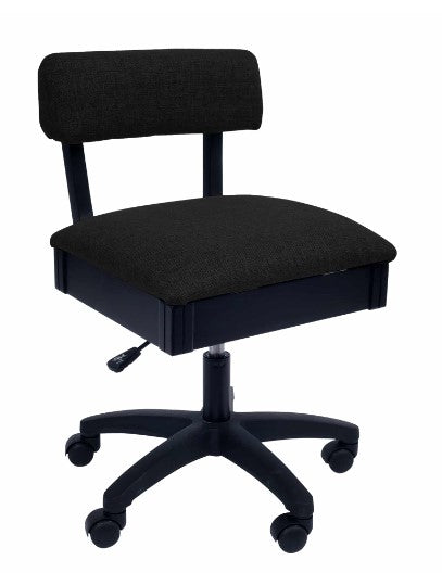 Arrow Adjustable Height Hydraulic Chair - Black