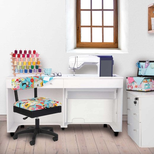 Arrow Adjustable Height Hydraulic Chair - Sew Now Sew Wow