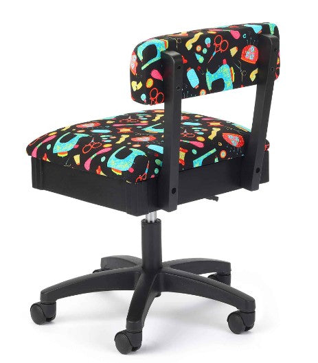 Arrow Adjustable Height Hydraulic Sewing Chair-Sewing Notions