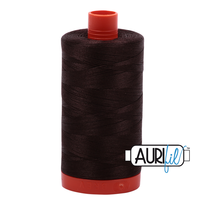 Aurifil Thread 50wt Dark Brown 5024 (1300 meters)