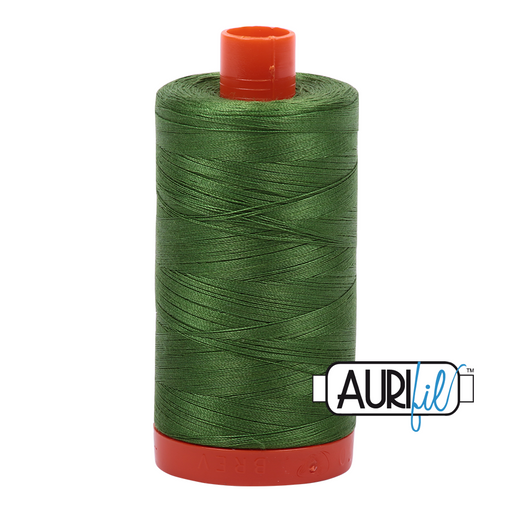 Aurifil Thread 50wt Dark Grass Green 5018 (1300 meters)