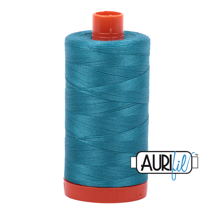 Aurifil Thread 50wt Dark Turquoise 4182 (1300 meters)