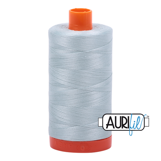 Aurifil 50wt Thread Light Grey Blue 1300 meters