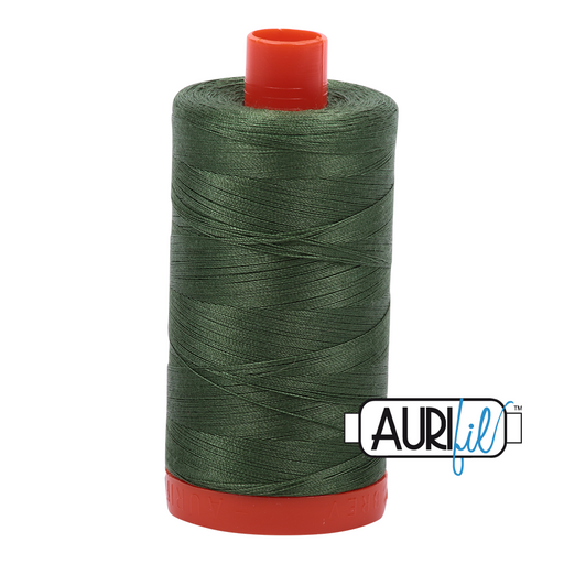 Very Dark Grass Green Aurifil 50wt Thread