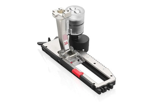 Bernina #3A Buttonhole Presser Foot with Slide, designed for precision sewing on a sewing machine.