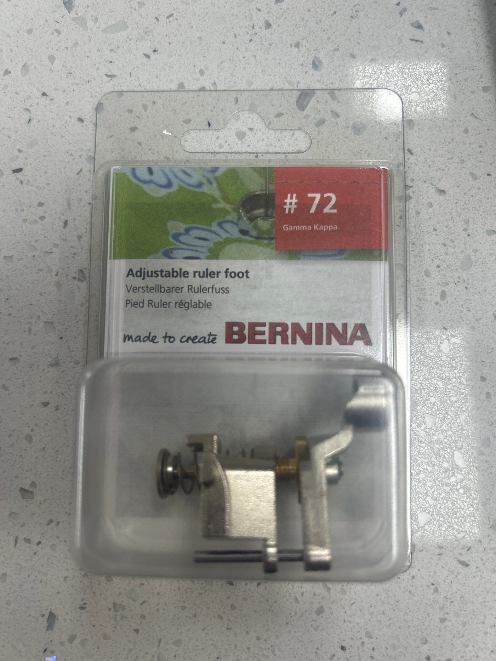 BERNINA #72 Adjustable Ruler Foot Legacy Version