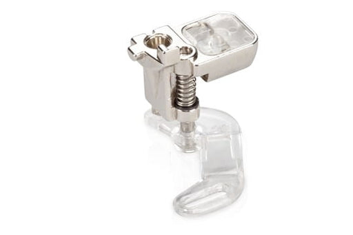 Bernina #29C quilting presser foot accessory for sewing machines, with a transparent knob and metallic construction.