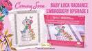 Baby Lock Radiance embroidery upgrade kit