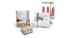 Baby Lock 55th Anniversary Limited Serger Machine with precut fat quarter bundle and Inspirational guide 