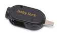 Black baby lock multi purpose screwdriver on a white background