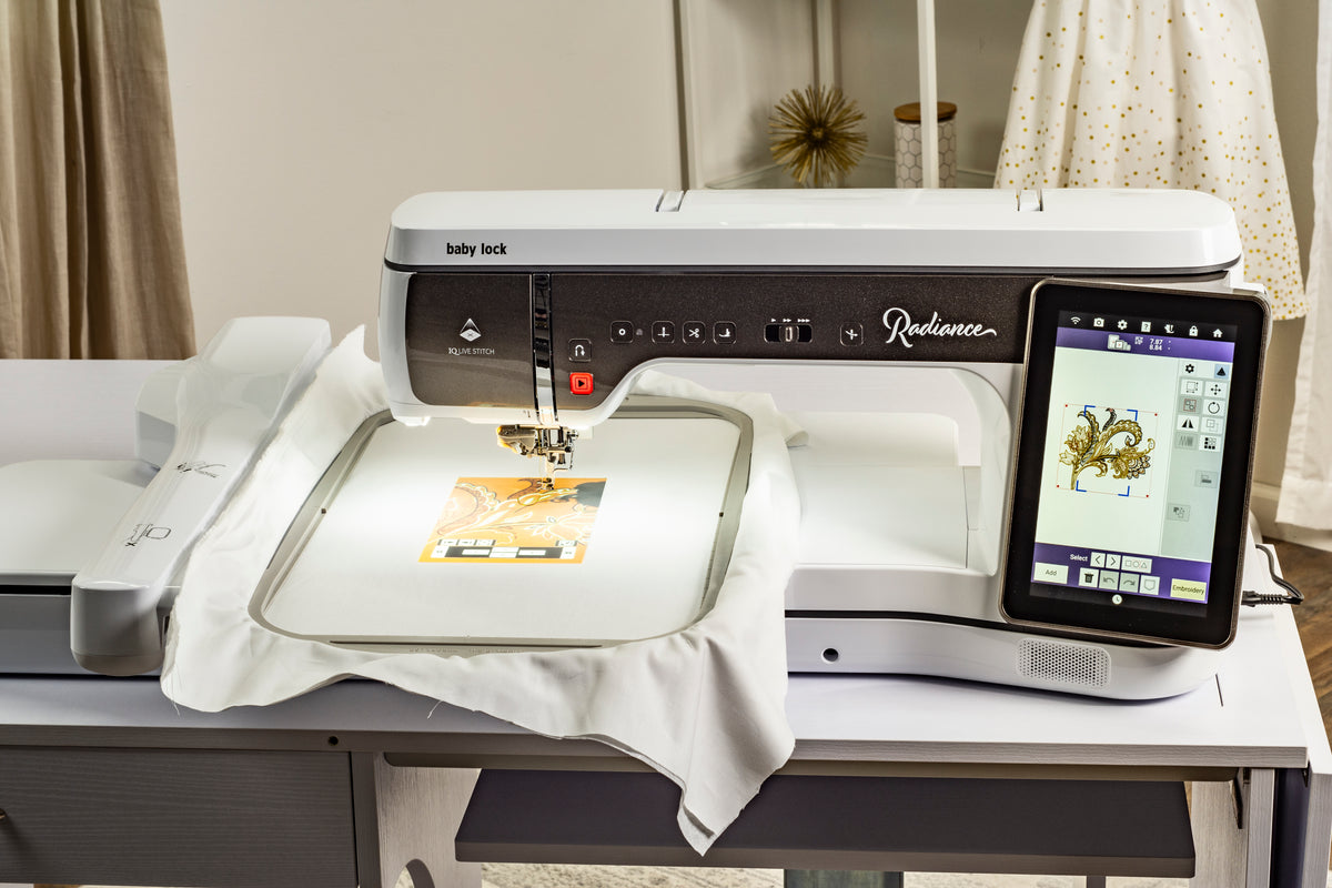 Baby Lock Radiance Sewing, Quilting & Embroidery Machine | Flash Sew ...