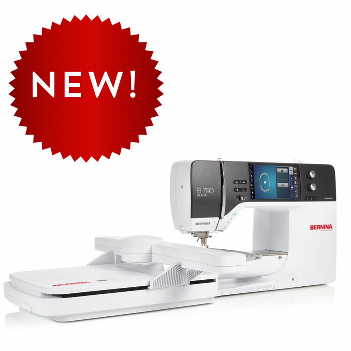 The New Bernina 790 Ultra sewing, quilting, and embroidery machine 