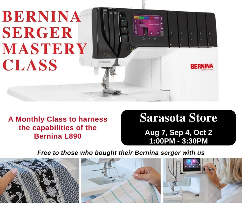 Master Your Bernina Serger - Sept