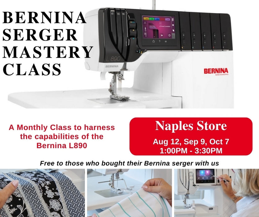 Master Your Bernina Serger - September
