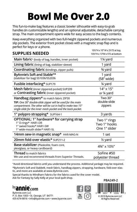 Bowl Me Over 2.0 Pattern
