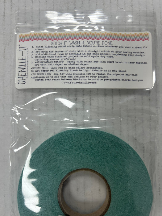 Blooming Bias 3/8" 25yd Jade BB36 Chenille It
