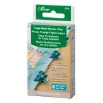 Triple Wide Wonder Clips 6pc