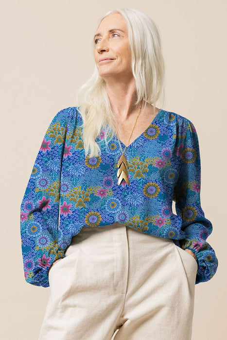 Dream - Blue fabric | Kaffe Fassett Cotton Lawn