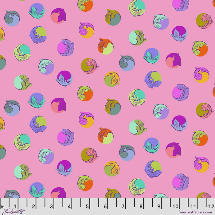 Tula Pink Legendary Gumdrop fabric in Wildorchid, cotton lawn by FreeSpirit Fabrics