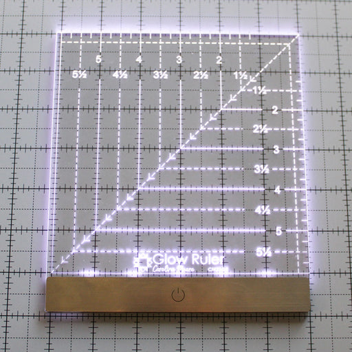 Carolina Moore Glow Ruler 6in Square