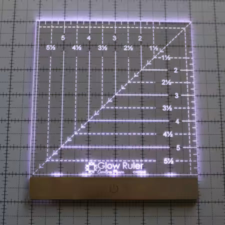 Carolina Moore Glow Ruler 6in Square