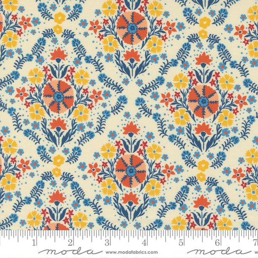 Cadence Jasmine Cream 11913 11 by Crystal Manning for Moda Fabric