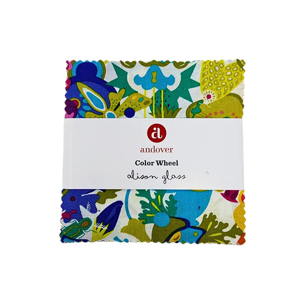 Color Wheel 5" Charm Pack by Alison Glass