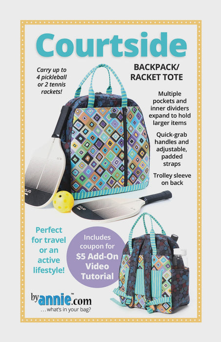 Courtside bag pattern by Annie