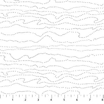 Dovetail Strings in White Gray - FIGO Fabrics 92037-10