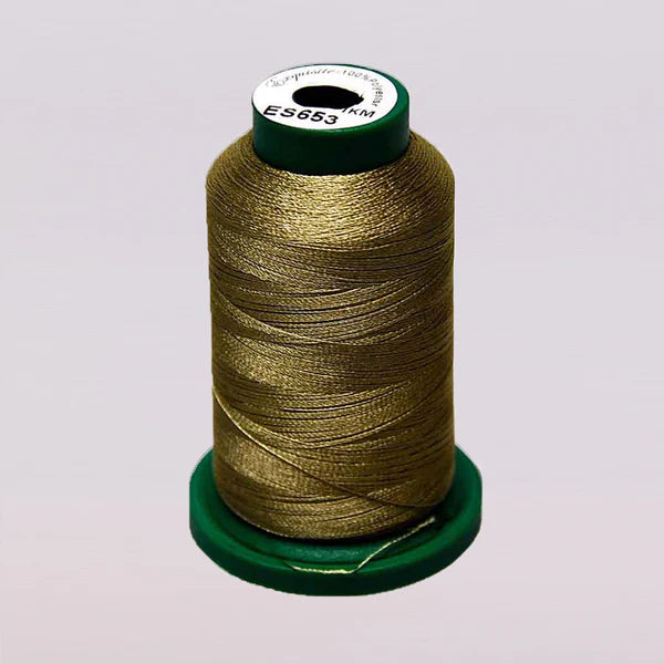 Exquisite Polyester Thread - 653 Reed Green 1000M ES653