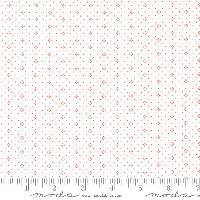 Eyelet Ivory Cherry 20488 85 by Fig Tree Co. for Moda Fabrics