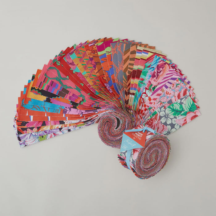 Kaffe Fassett Collective February 2026 precut fabric 2.5in Design Rolls Warm