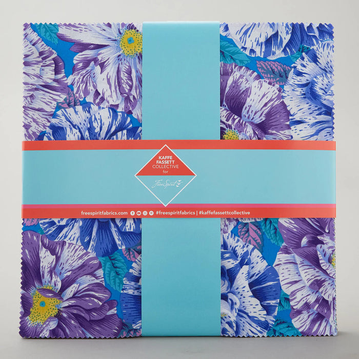 Kaffe Fassett Collective February 2026 precut fabric Layer Cake 10in squares Cool