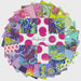 Floral Reef Floral Reef 10" Charm Pack precut quilting cotton fabric by Tula Pink for FreeSpirit Fabrics
