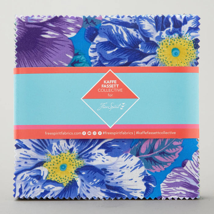 Kaffe Fassett Collective February 2026 precut fabric Charm Pack Cool