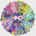Floral Reef Floral Reef 5" Charm Pack precut quilting cotton fabric by Tula Pink for FreeSpirit Fabrics