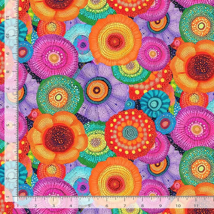 Jubilant Multi Floral fabric