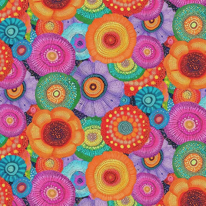 Jubilant Multi Floral fabric