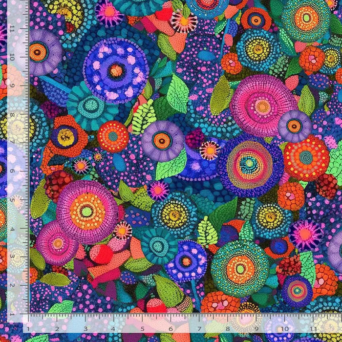 Jubilant Garden Floral fabric