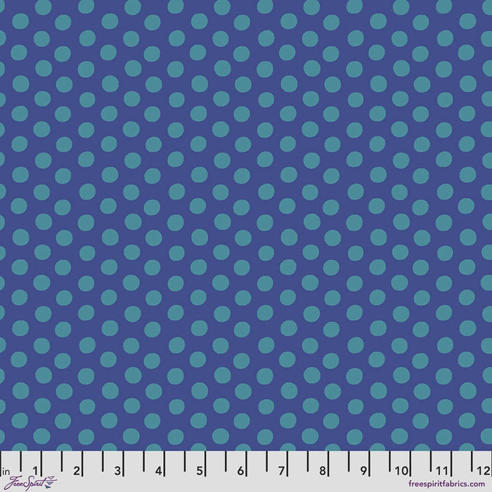 Spot Sapphire fabric | Kaffe Collective Classics