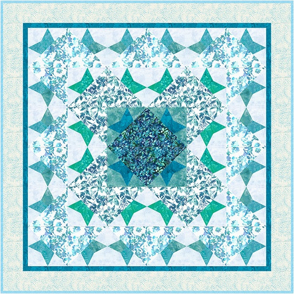Get Pieced Quilt Kit Aquarius by Kimberly Jahnz 536-AQUARIUS