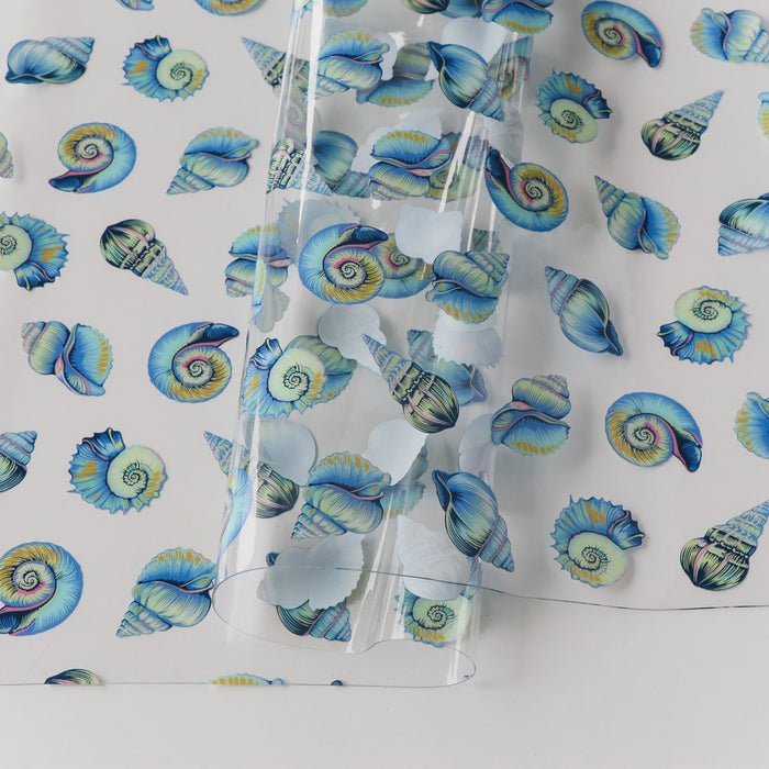 Tula Pink Floral Reef Collection: Lil' Shelly Vinyl 1/2 Yard Cut #HCVTPLI