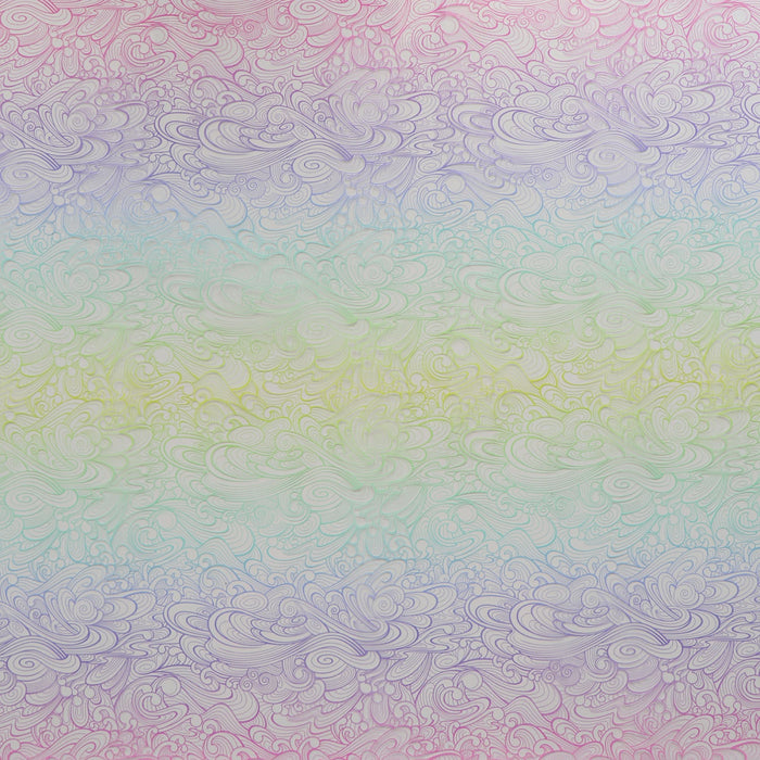 Tula Pink Floral Reef Collection: Making Waves Vinyl 1/2 Yard Cut #HCVTPMA